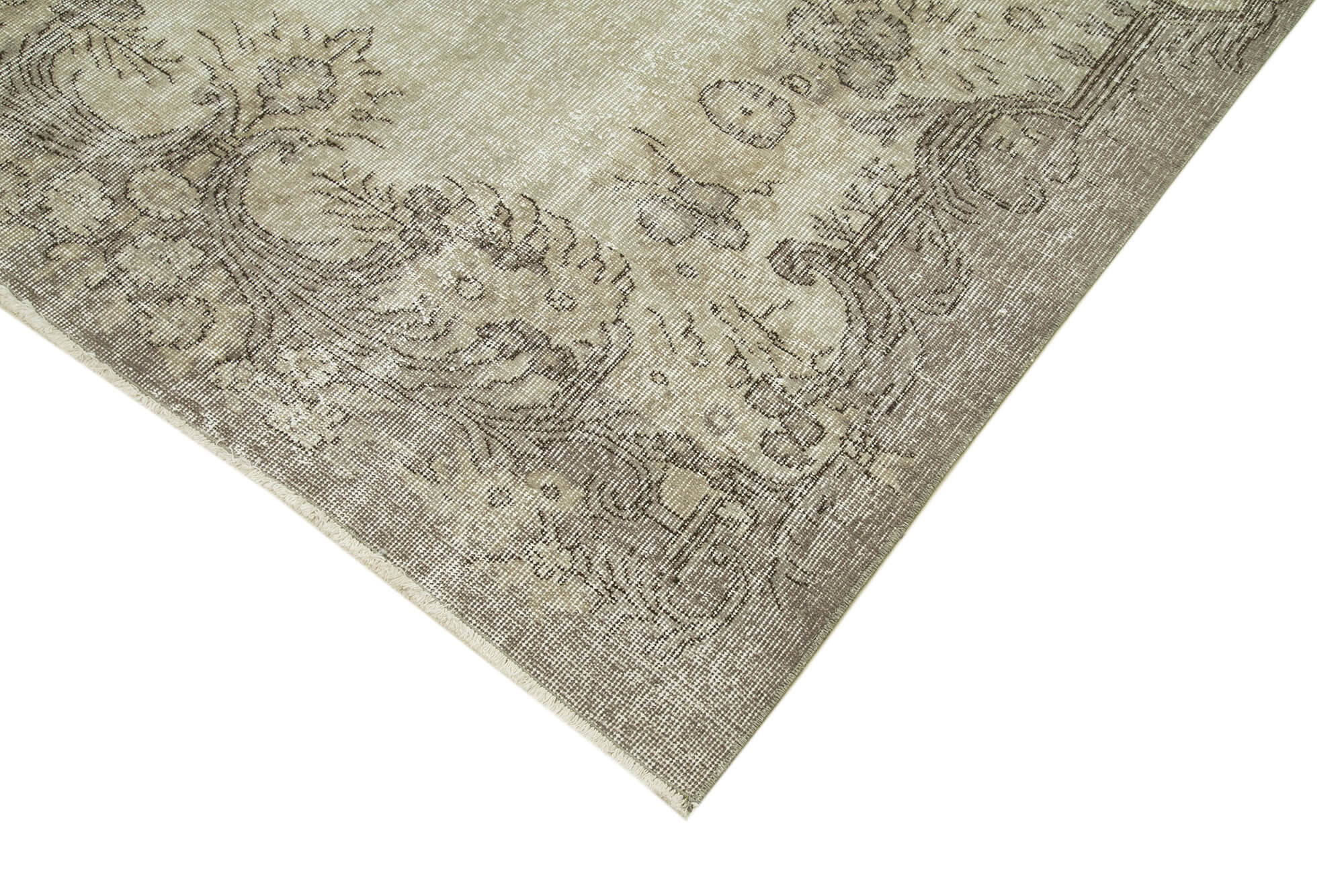 5 x 8 Beige Overdyed Rug - 5525