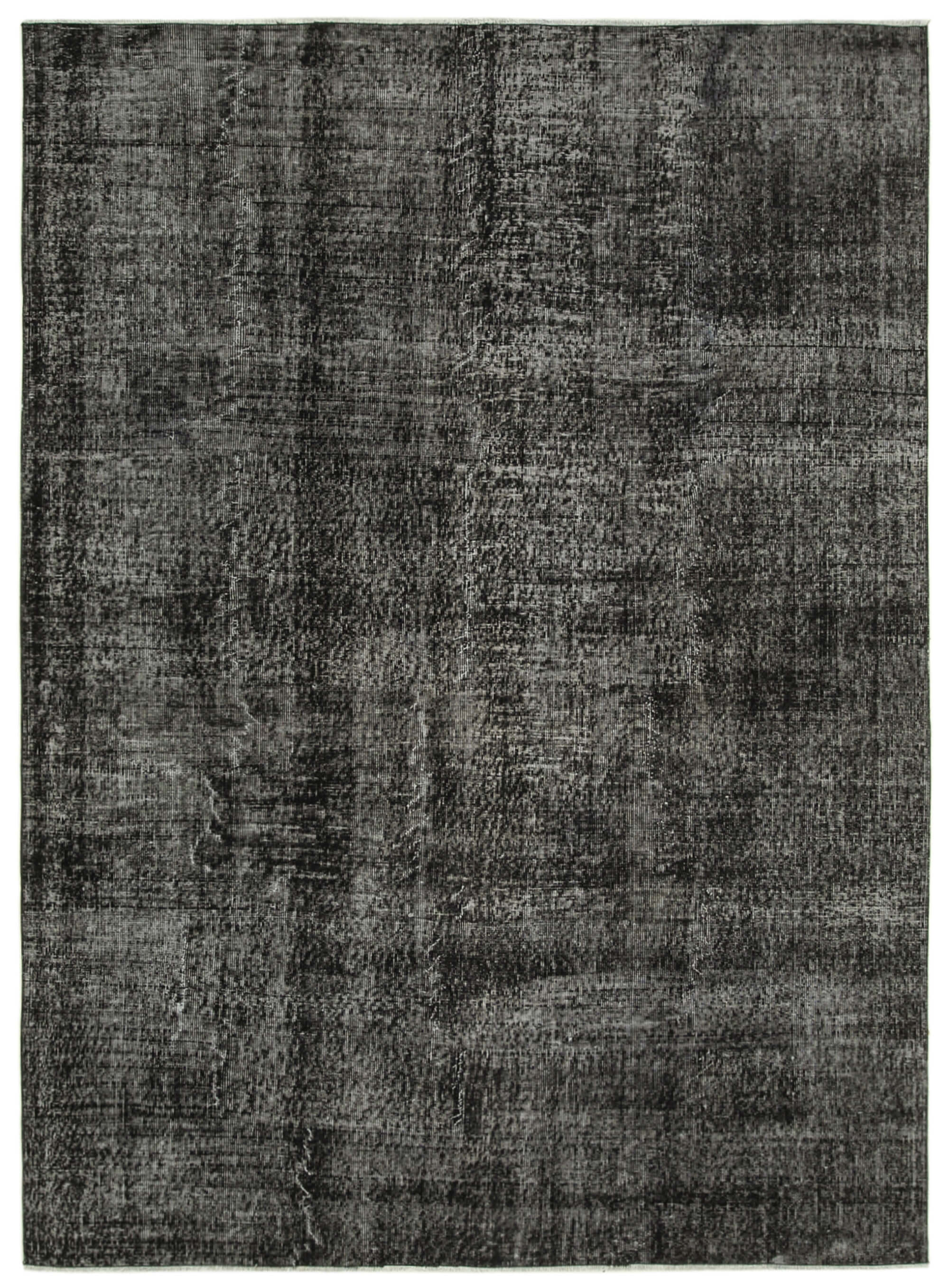 7 x 9 Black Overdyed Rug - 5526