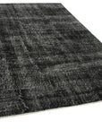 7 x 9 Black Overdyed Rug - 5526