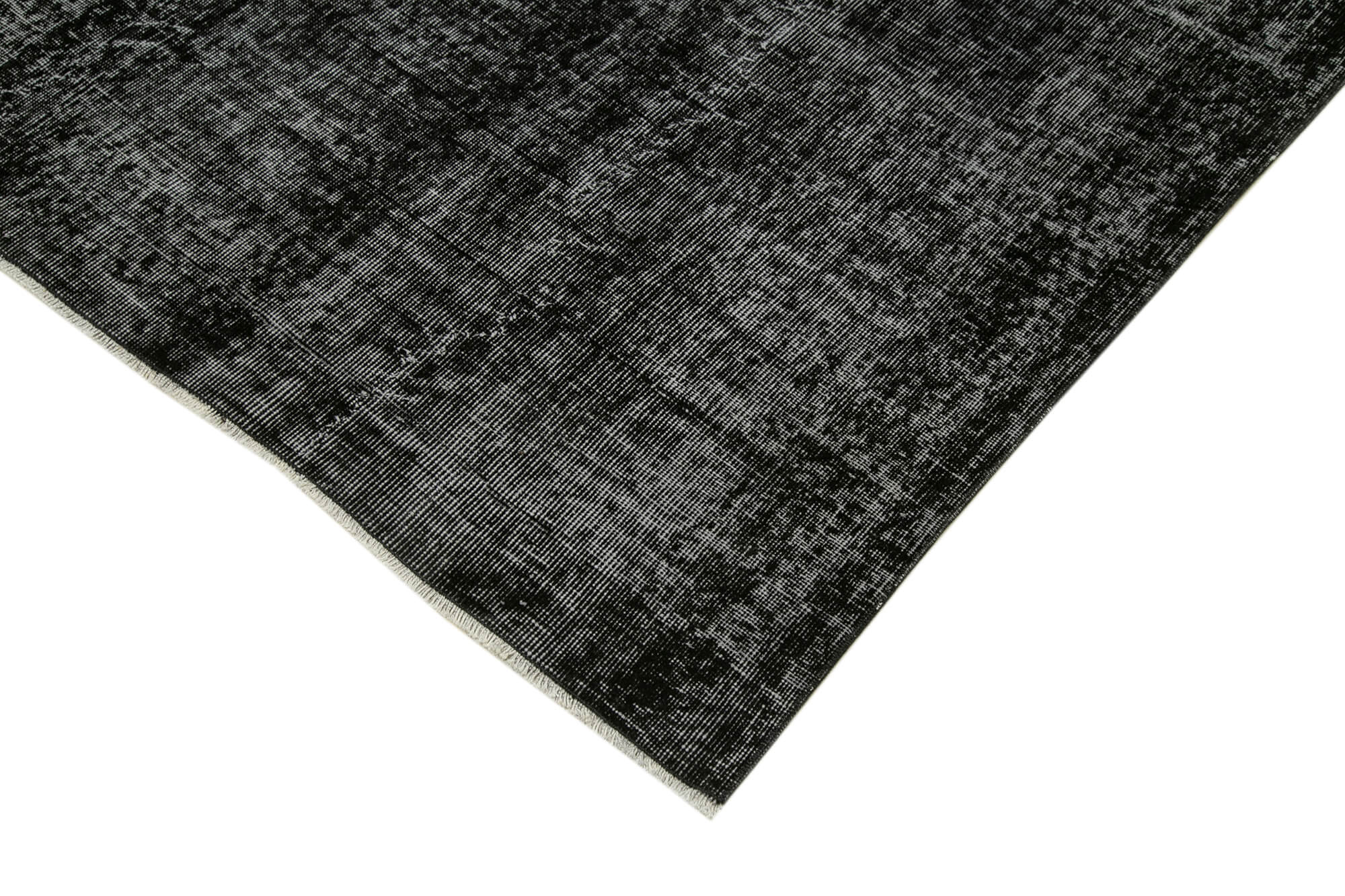 7 x 9 Black Overdyed Rug - 5526