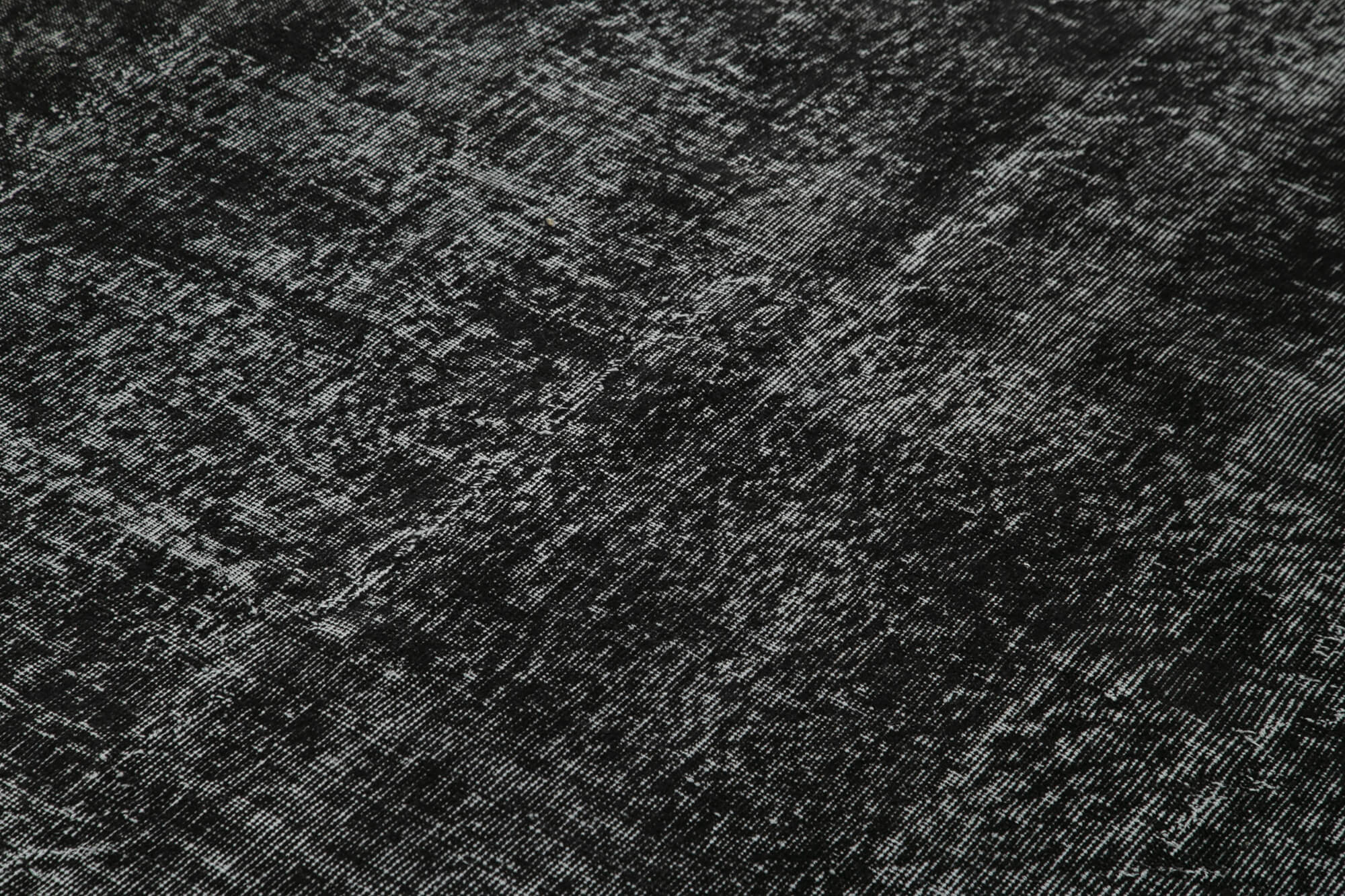 7 x 9 Black Overdyed Rug - 5526