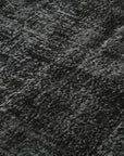 7 x 9 Black Overdyed Rug - 5526