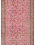 5 x 8 Pink Overdyed Rug - 5527