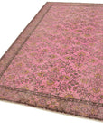 5 x 8 Pink Overdyed Rug - 5527