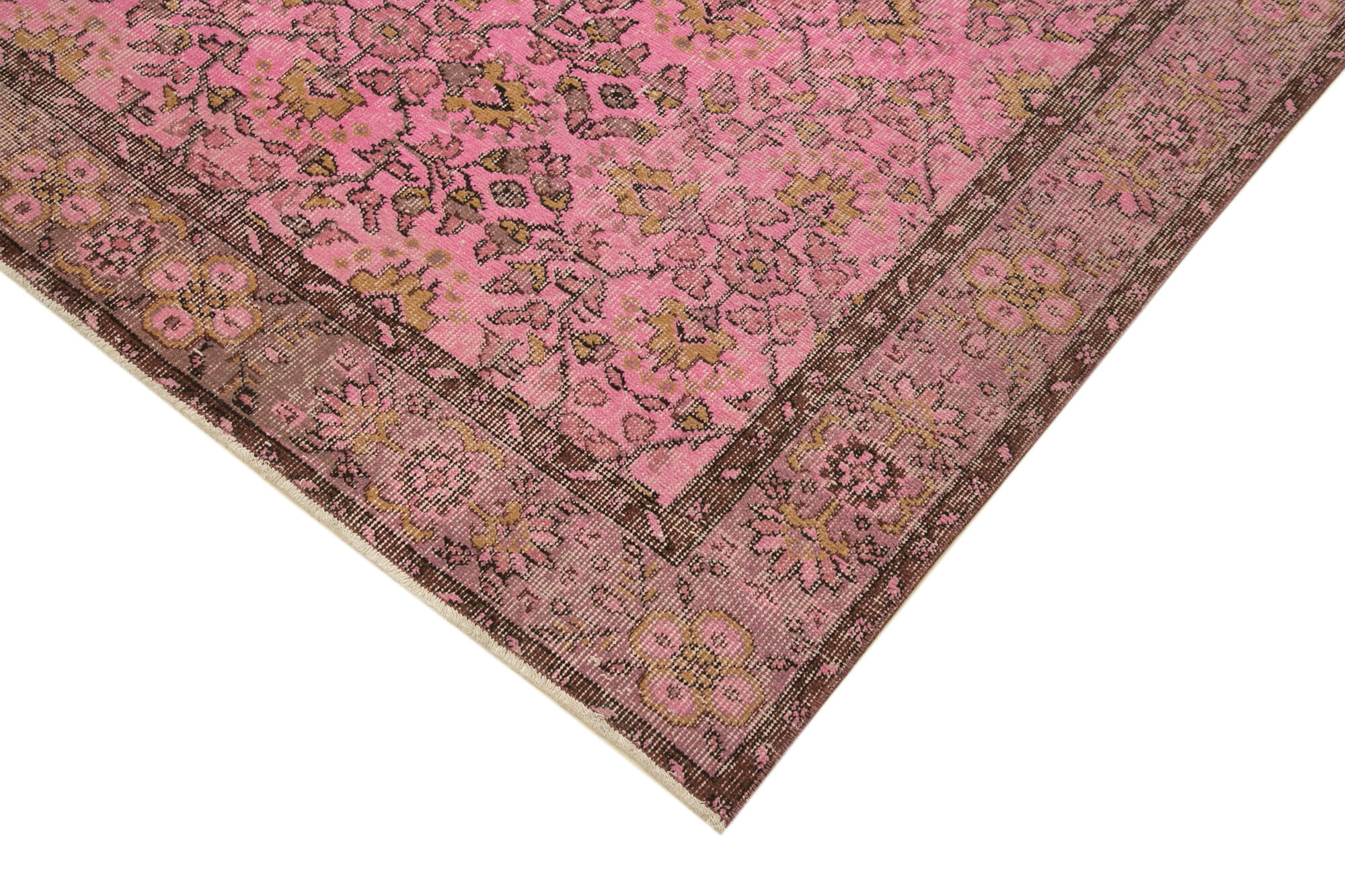 5 x 8 Pink Overdyed Rug - 5527