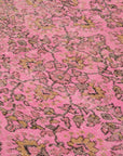 5 x 8 Pink Overdyed Rug - 5527