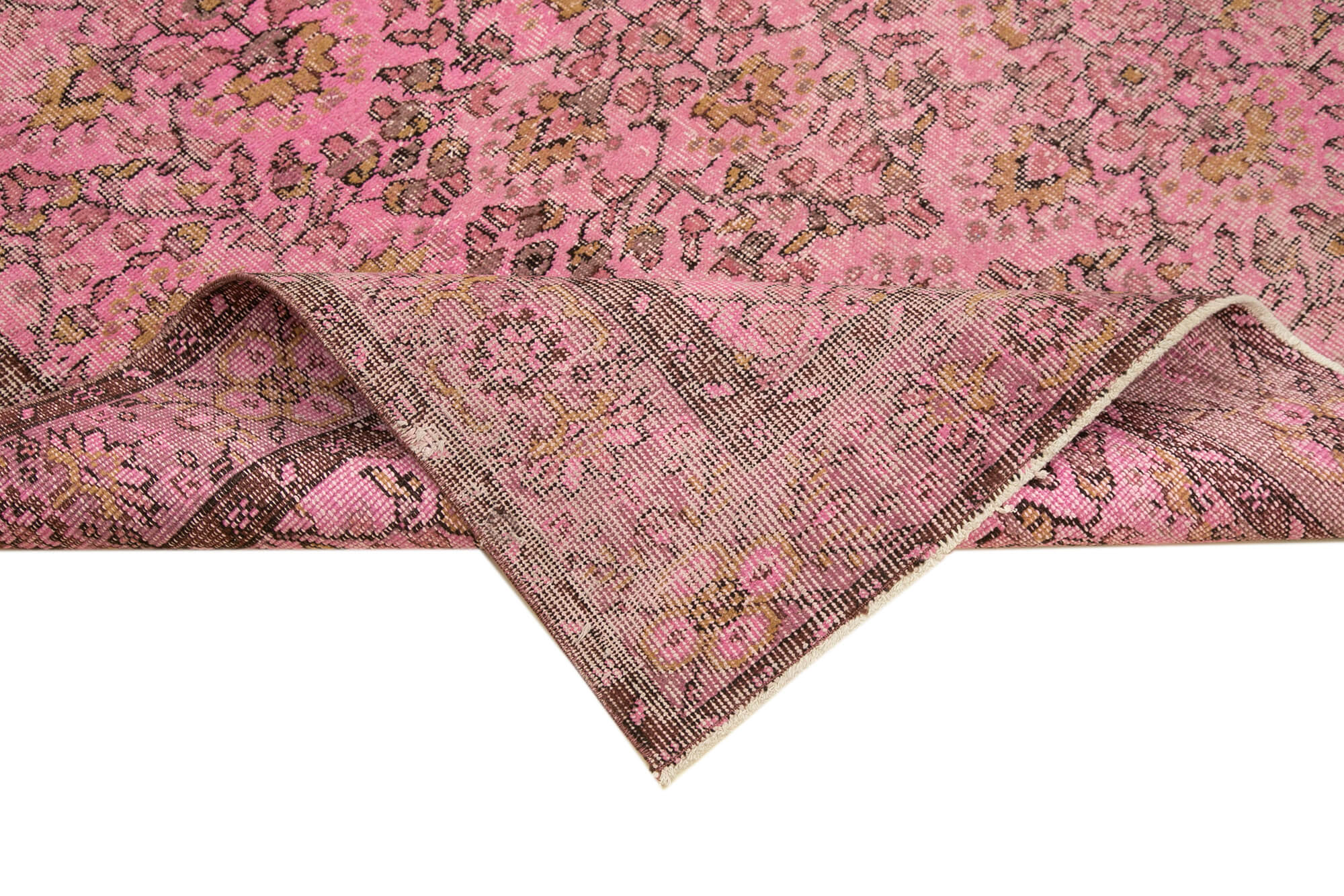 5 x 8 Pink Overdyed Rug - 5527