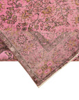 5 x 8 Pink Overdyed Rug - 5527