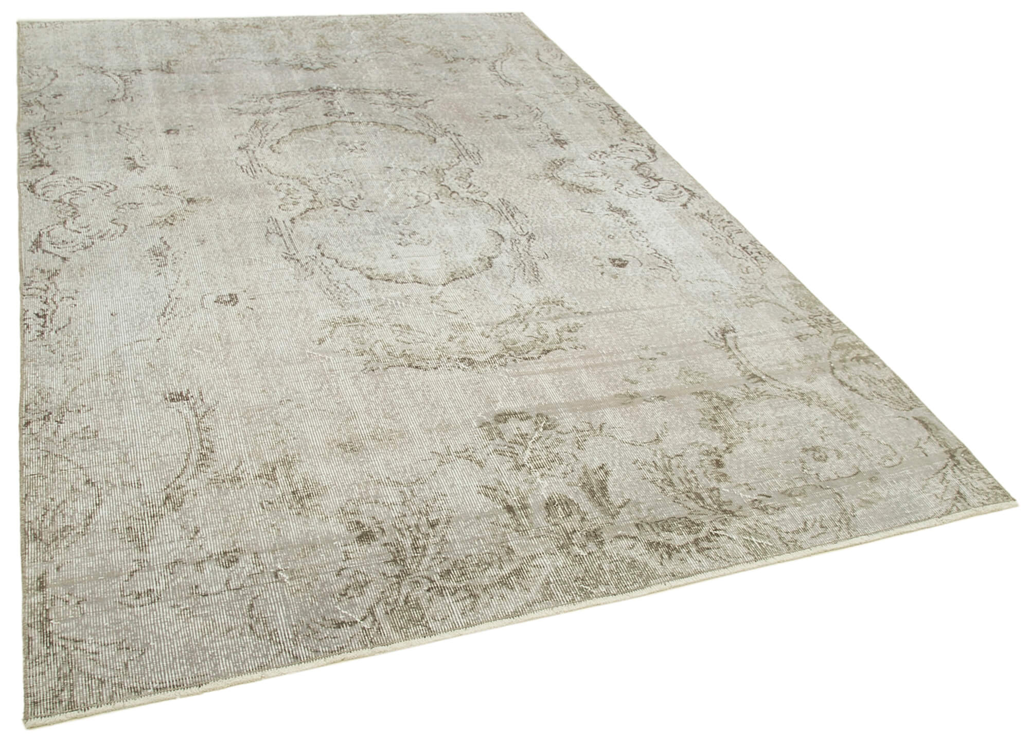 6 x 9 Grey Overdyed Rug - 5529