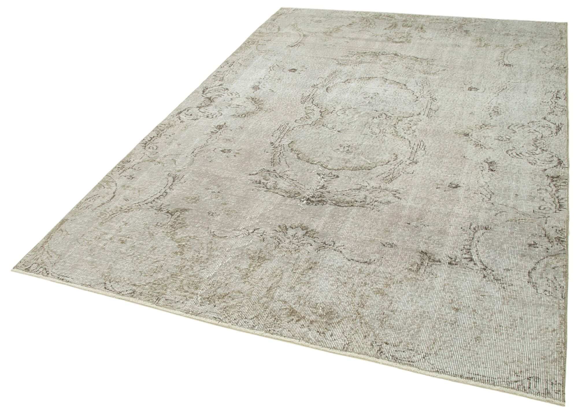 6 x 9 Grey Overdyed Rug - 5529