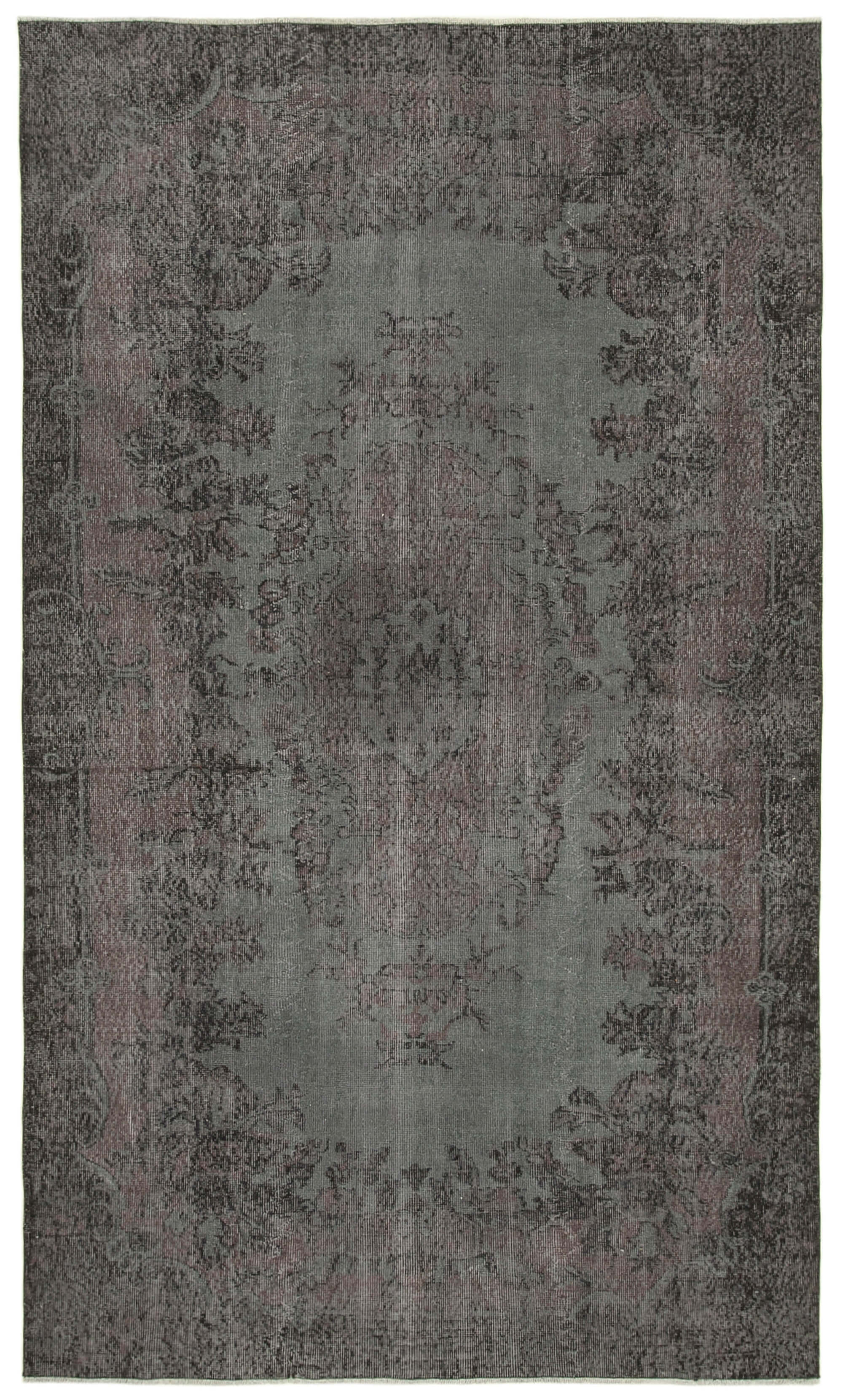 6 x 10 Black Overdyed Rug - 5530