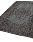 6 x 10 Black Overdyed Rug - 5530