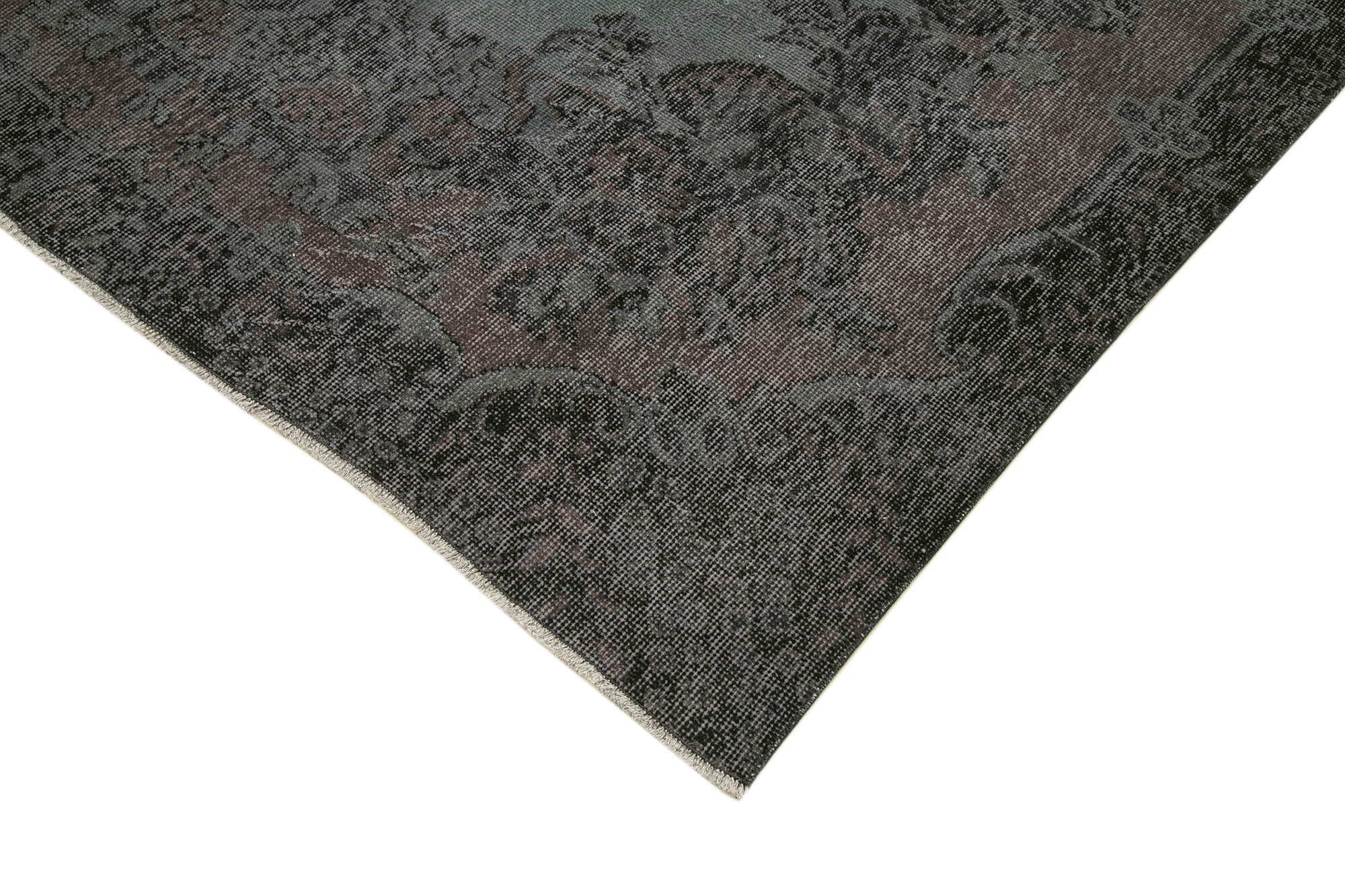 6 x 10 Black Overdyed Rug - 5530