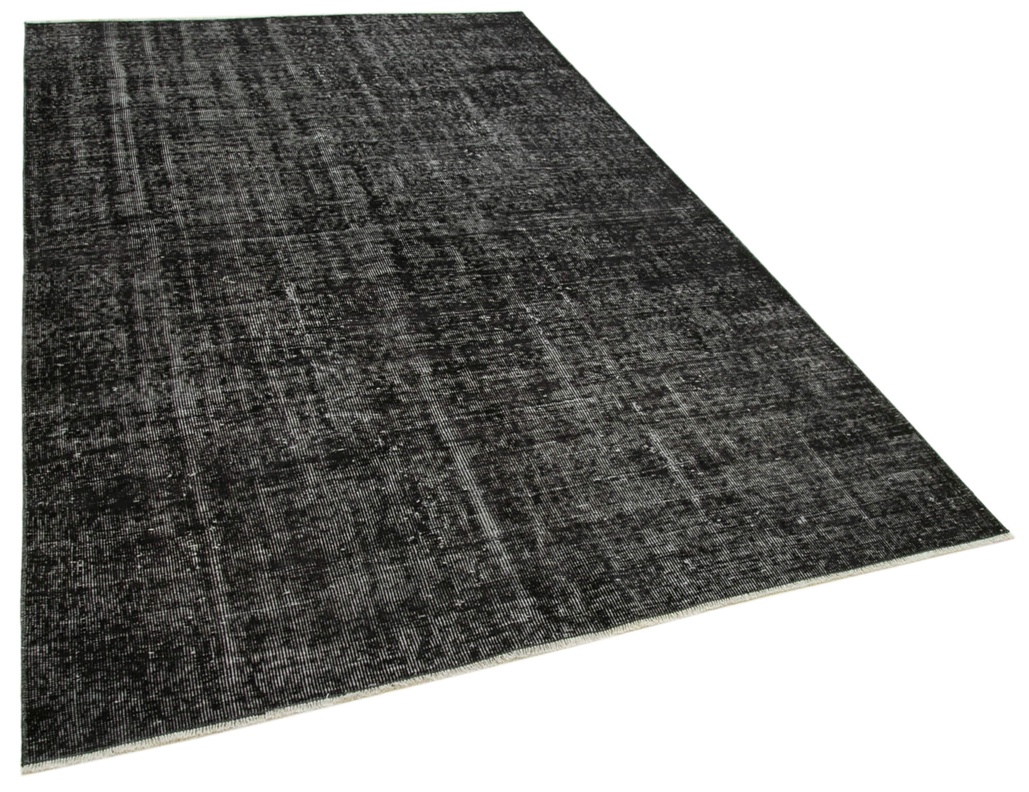 5 x 9 Black Overdyed Rug - 5531