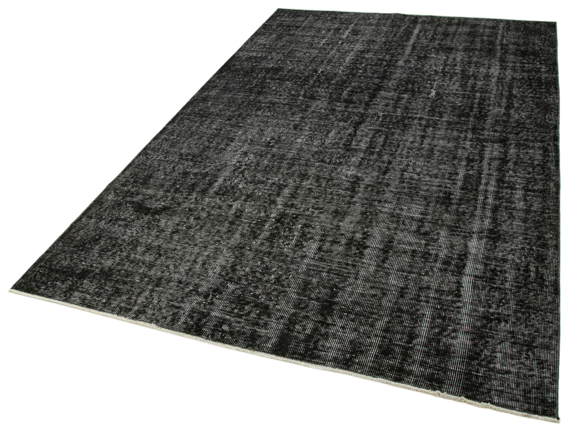 5 x 9 Black Overdyed Rug - 5531