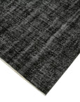 5 x 9 Black Overdyed Rug - 5531