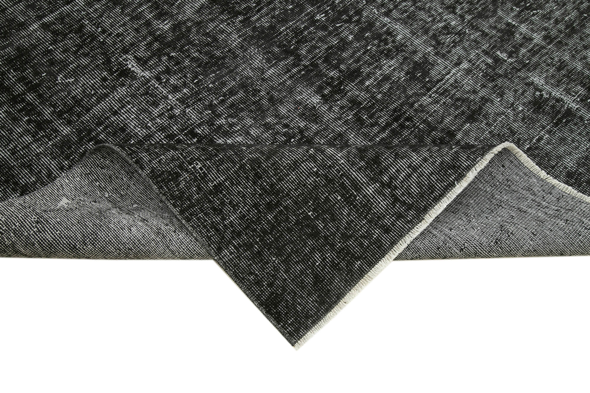 5 x 9 Black Overdyed Rug - 5531