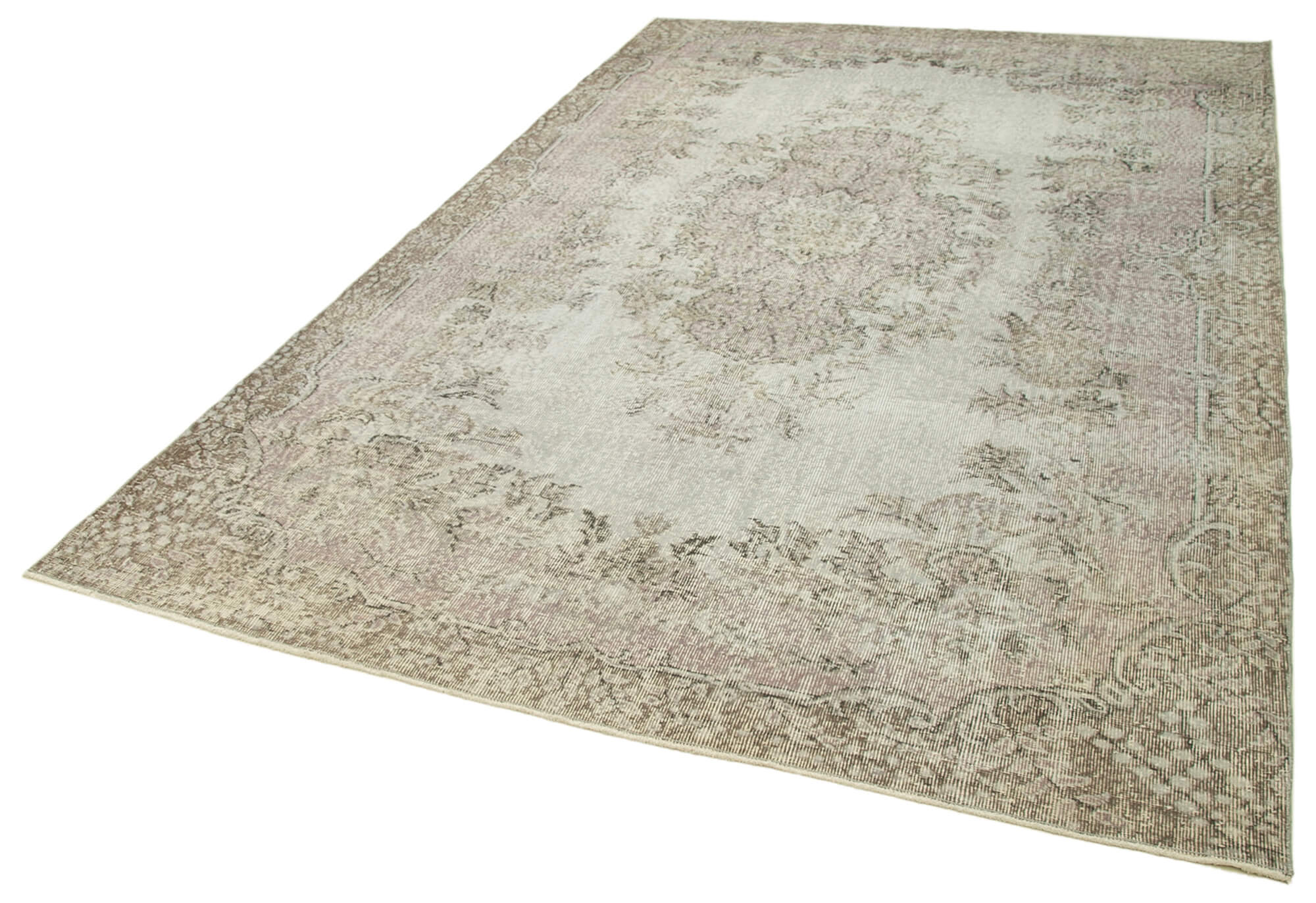 6 x 10 Grey Overdyed Rug - 5532