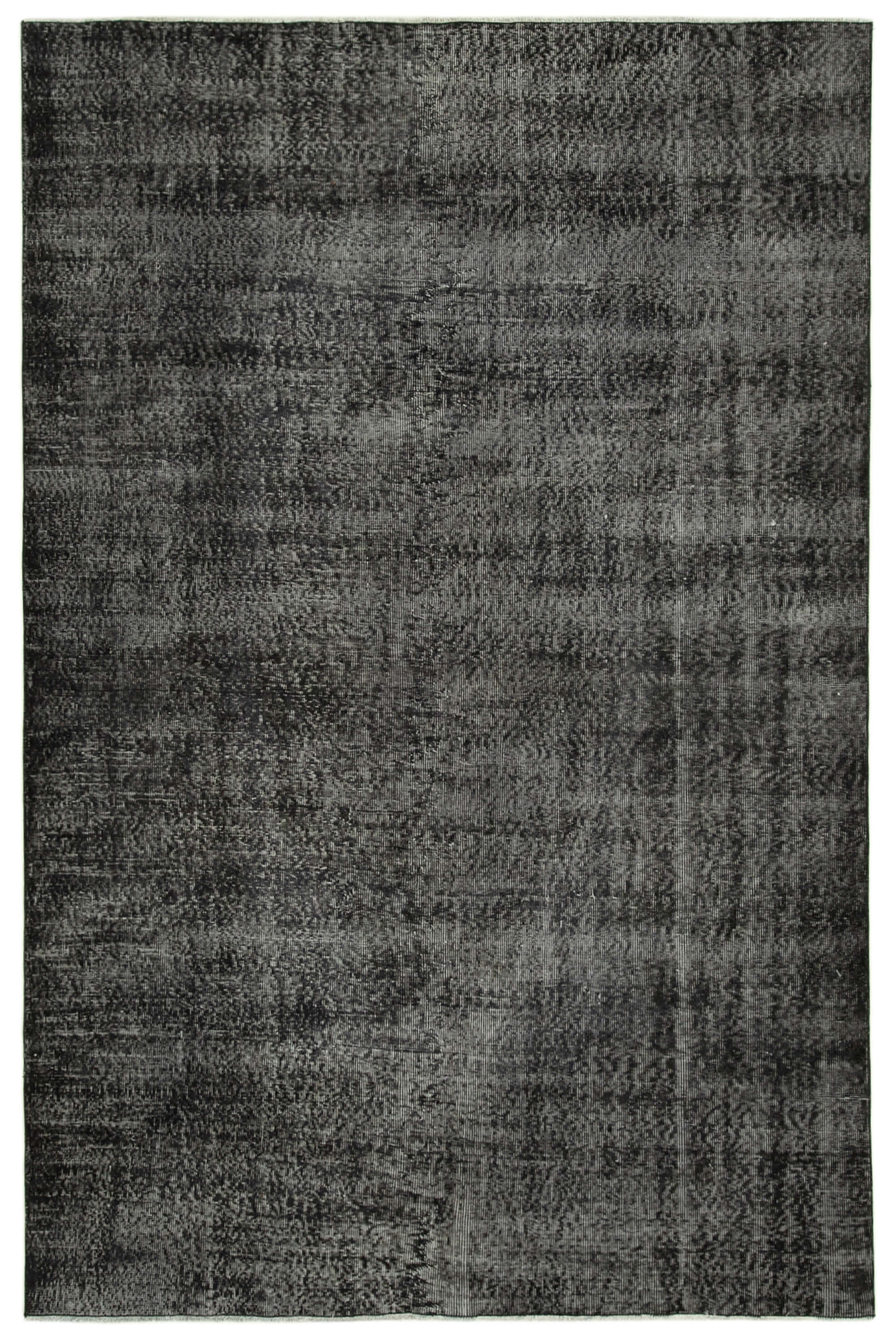 6 x 10 Black Overdyed Rug - 5533