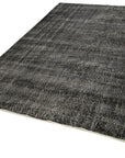 6 x 10 Black Overdyed Rug - 5533