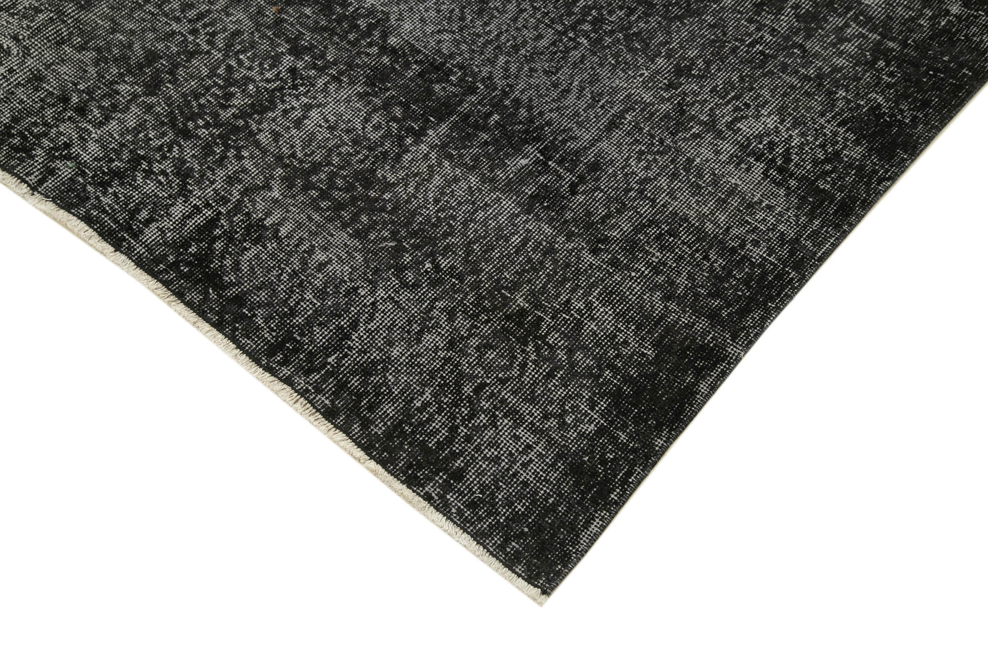 6 x 10 Black Overdyed Rug - 5533