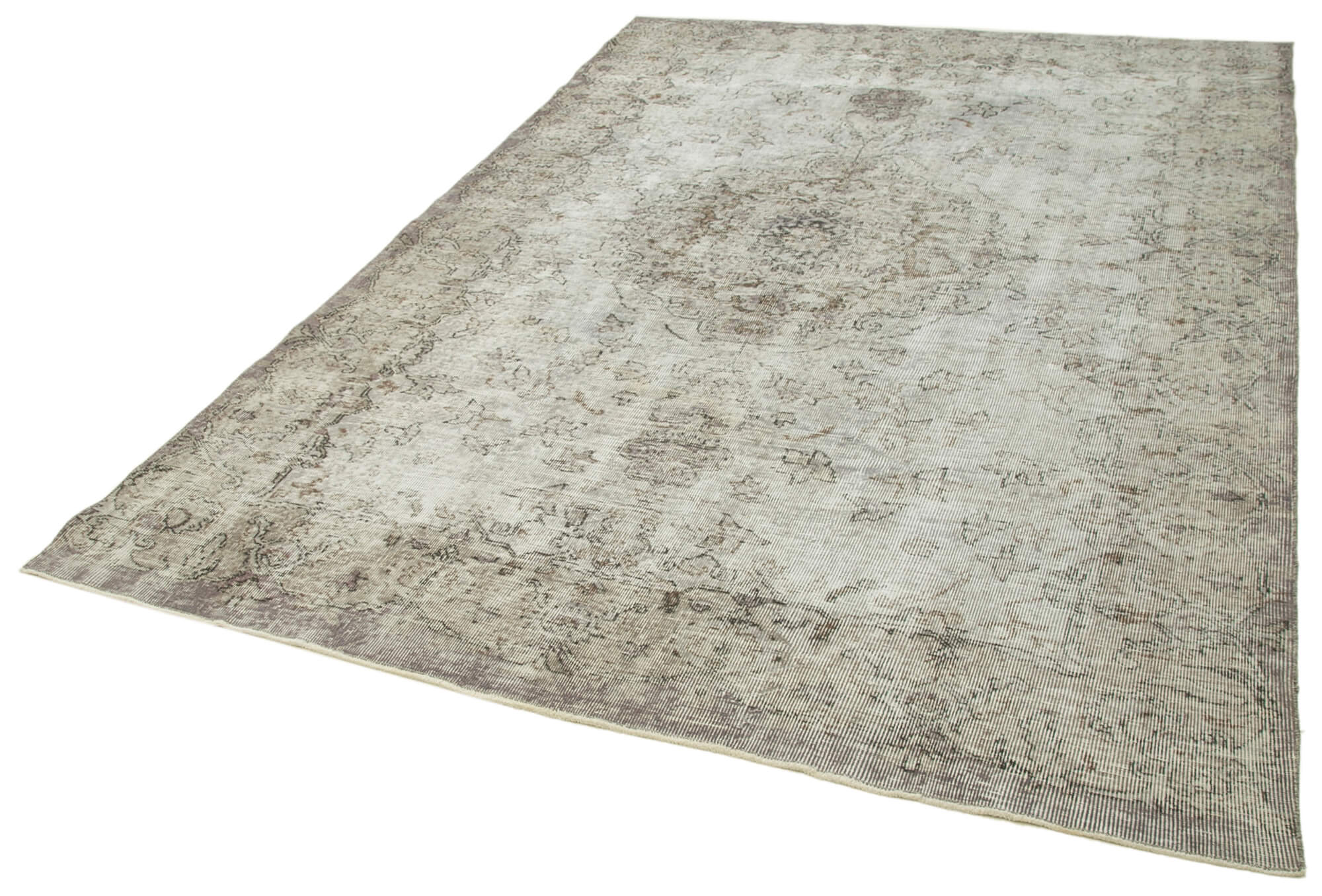 6 x 9 Grey Overdyed Rug - 5534