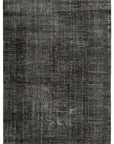 7 x 9 Black Overdyed Rug - 5535