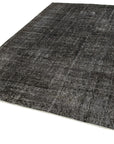 7 x 9 Black Overdyed Rug - 5535