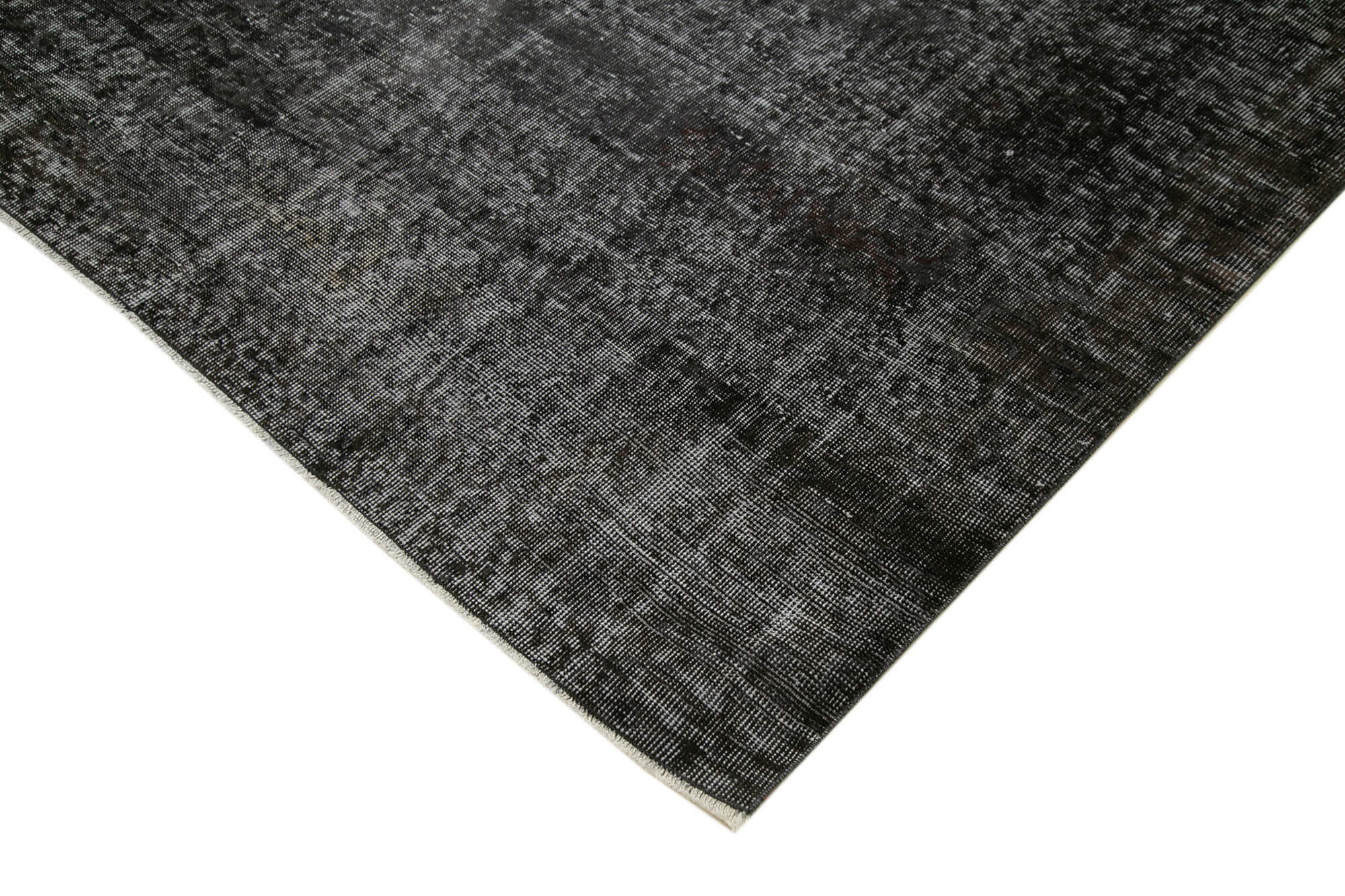 7 x 9 Black Overdyed Rug - 5535