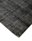 7 x 9 Black Overdyed Rug - 5535