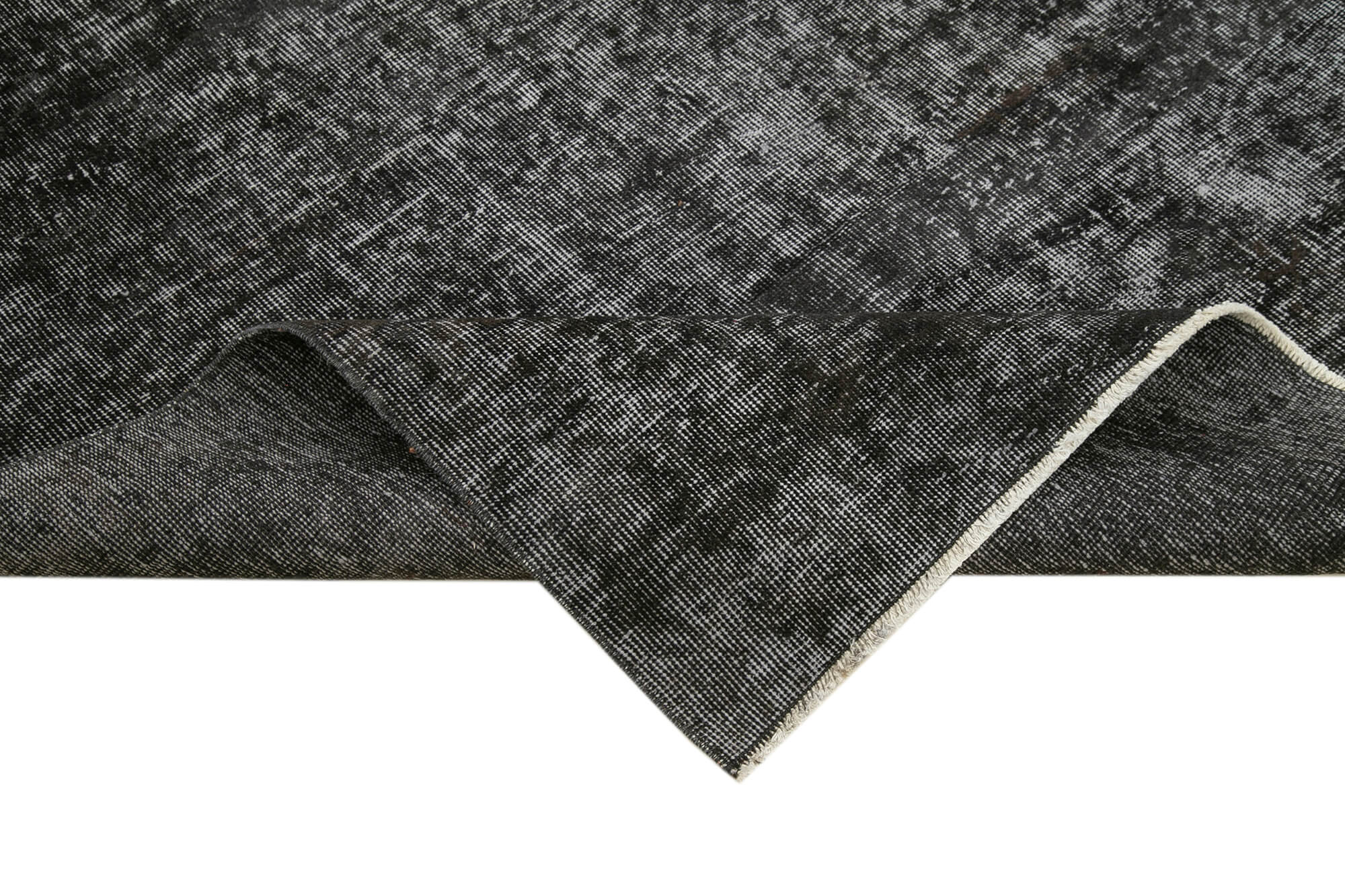 7 x 9 Black Overdyed Rug - 5535