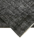 7 x 9 Black Overdyed Rug - 5535