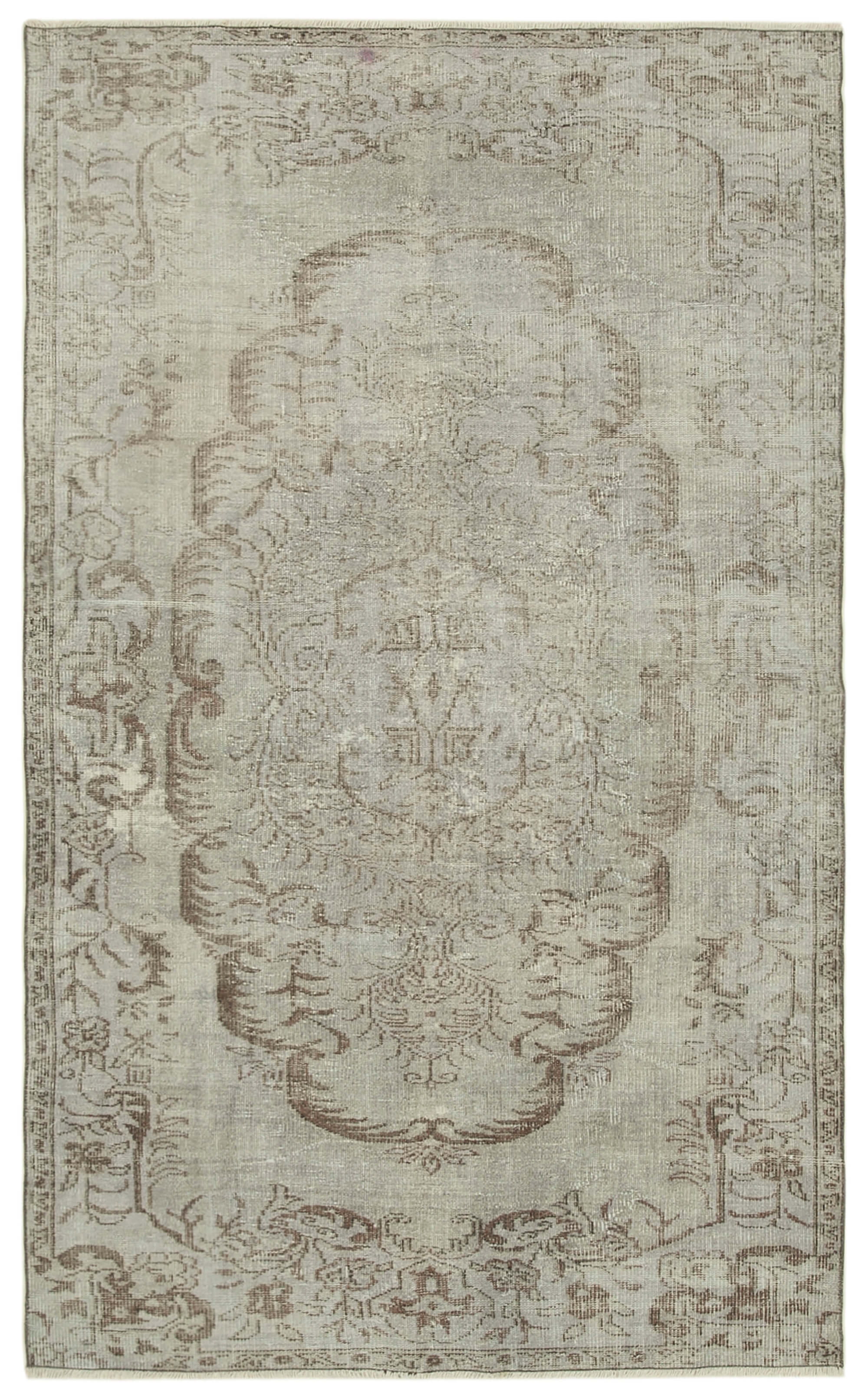 6 x 9 Grey Overdyed Rug - 5536