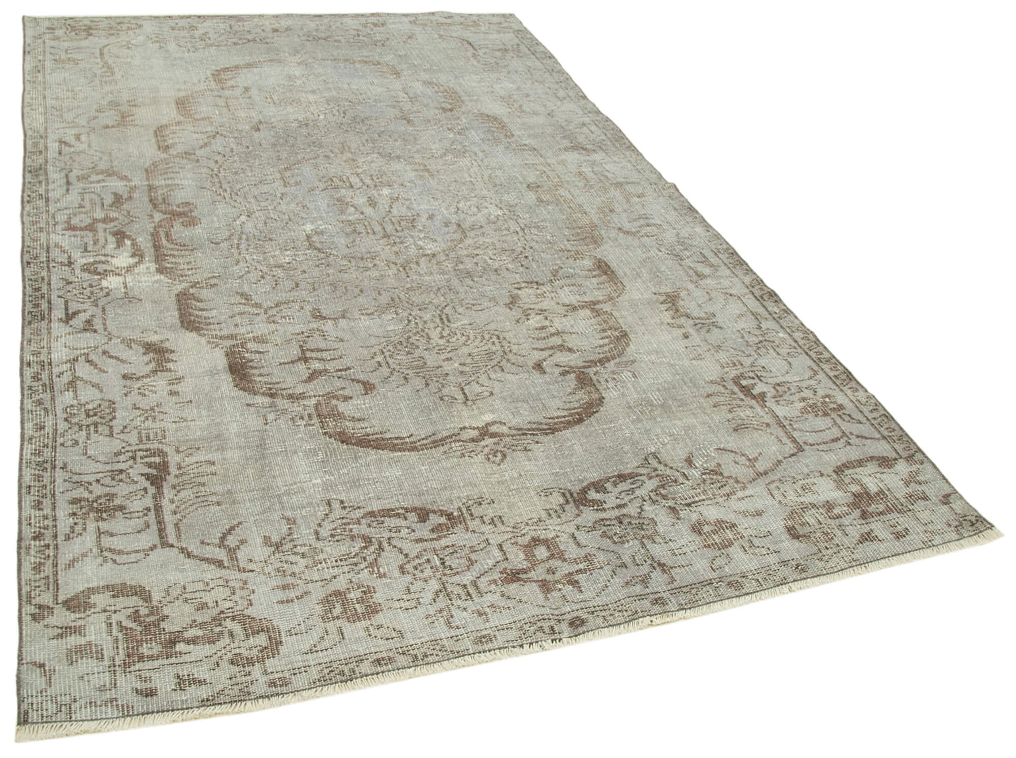 6 x 9 Grey Overdyed Rug - 5536