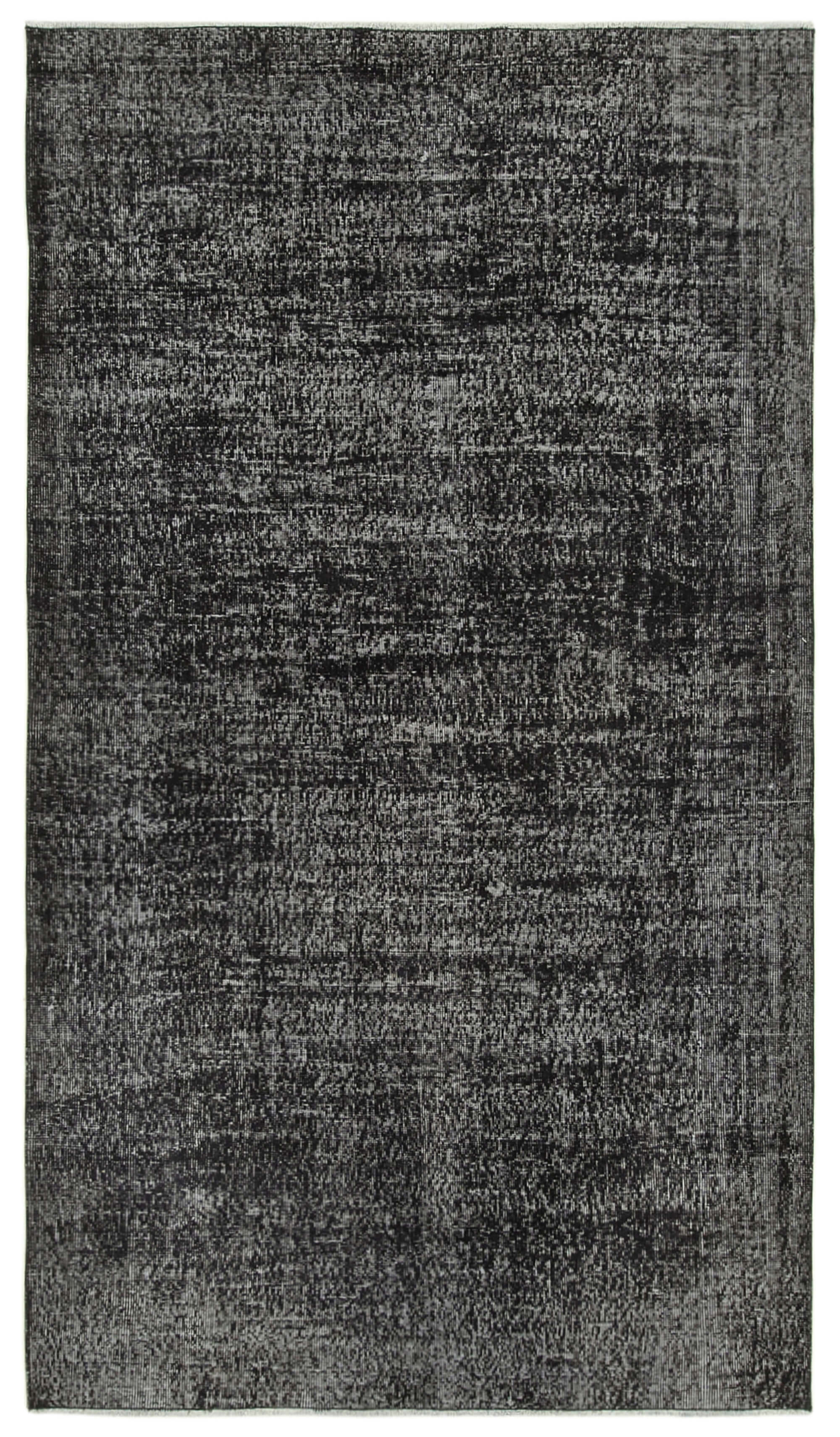 5 x 9 Black Overdyed Rug - 5537