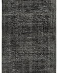 5 x 9 Black Overdyed Rug - 5537