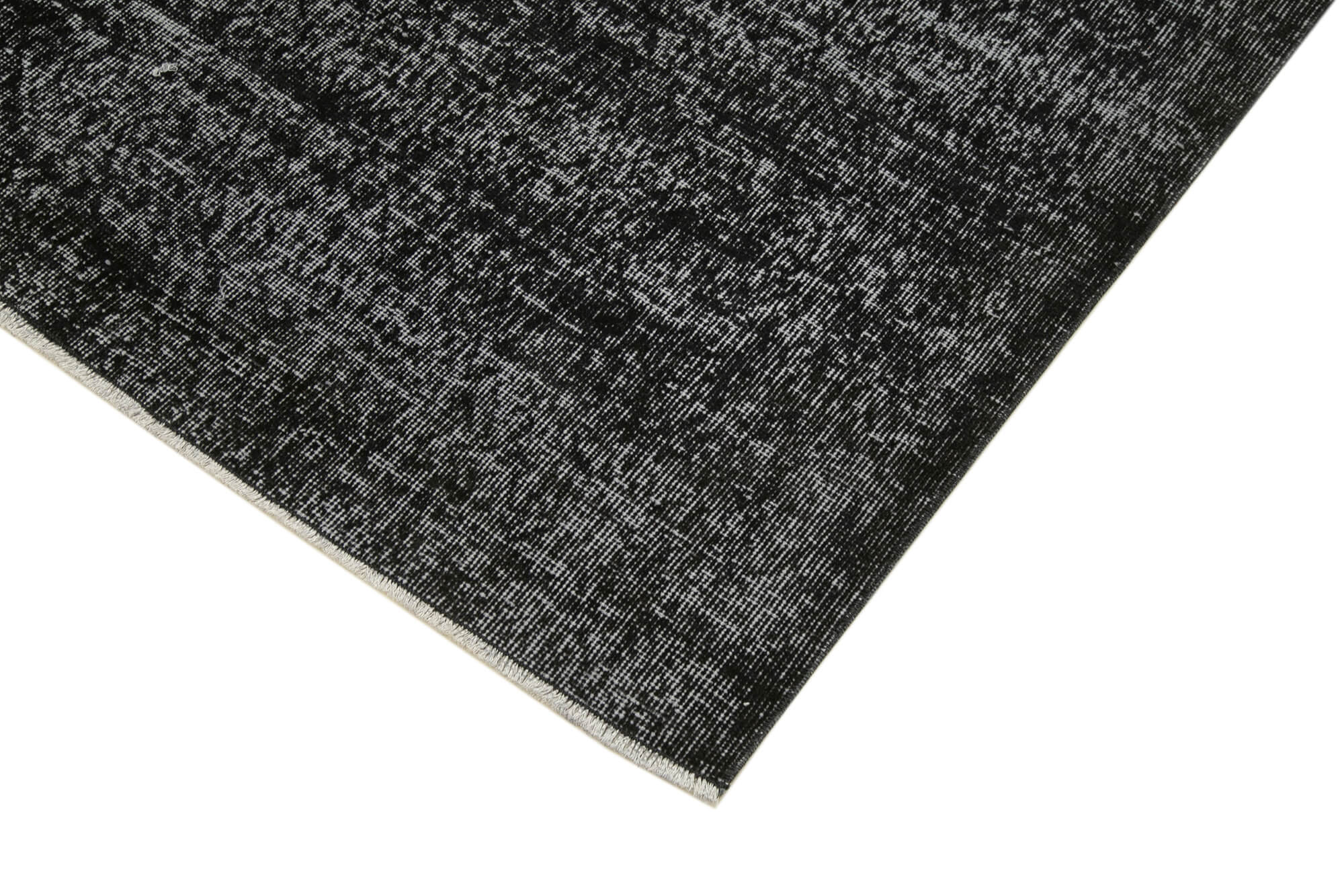 5 x 9 Black Overdyed Rug - 5537