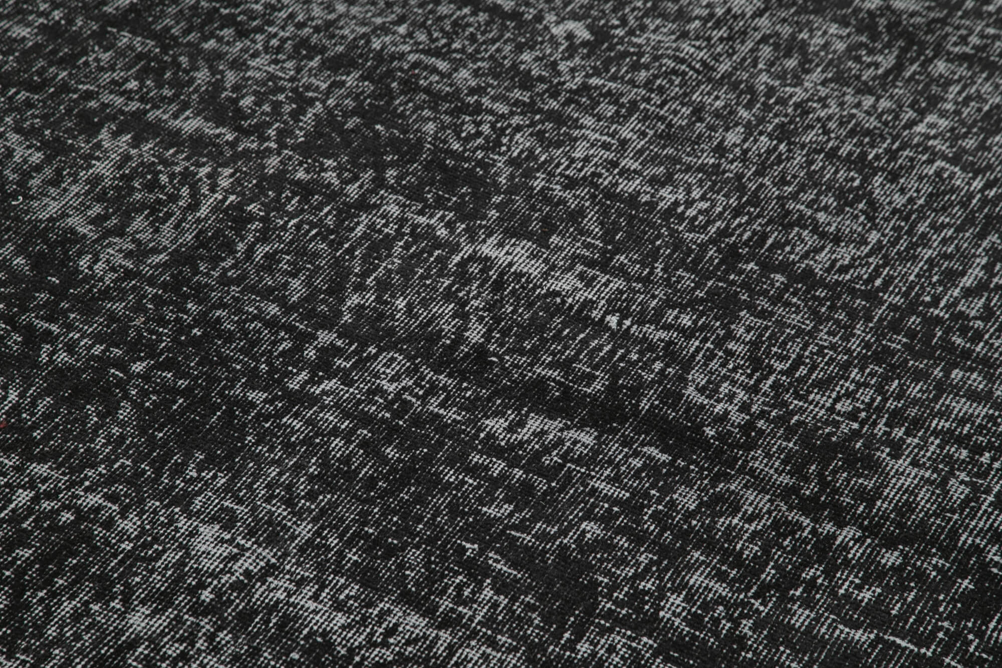 5 x 9 Black Overdyed Rug - 5537