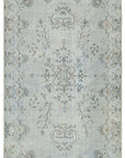 5 x 9 Blue Overdyed Rug - 5542