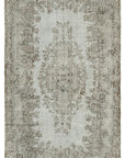 5 x 9 Grey Overdyed Rug - 5544