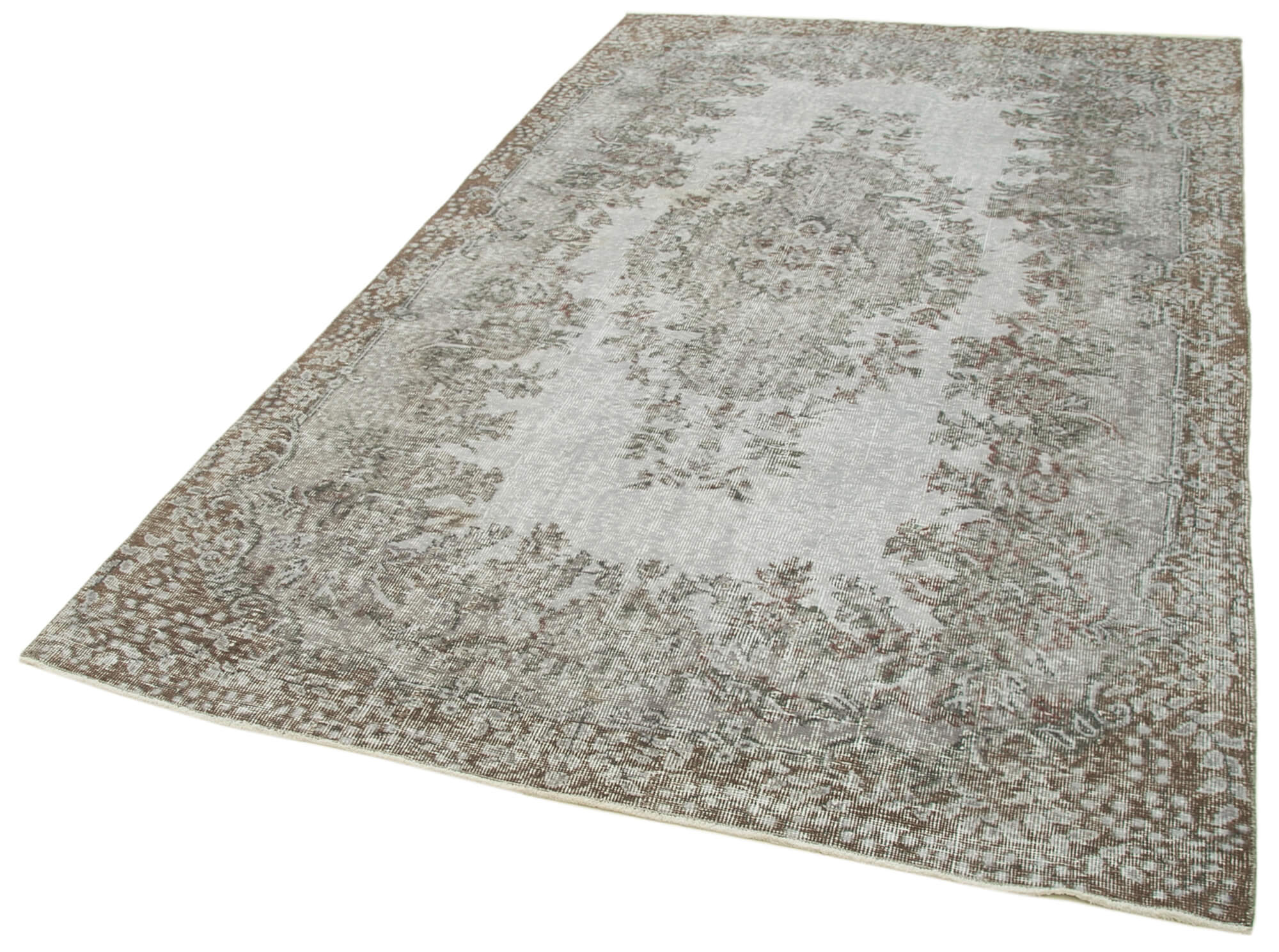 5 x 9 Grey Overdyed Rug - 5544