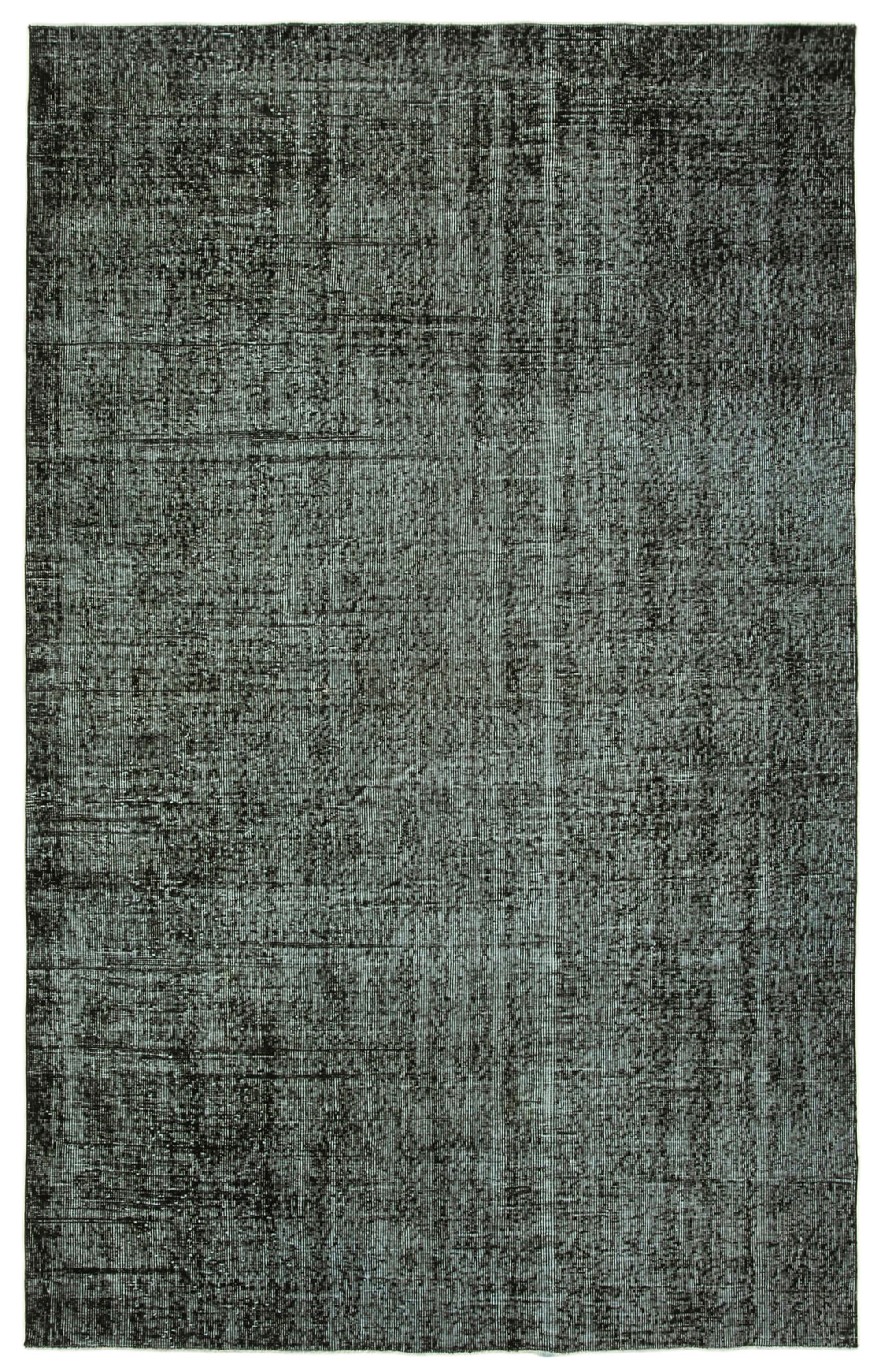 6 x 9 Black Overdyed Rug - 5547