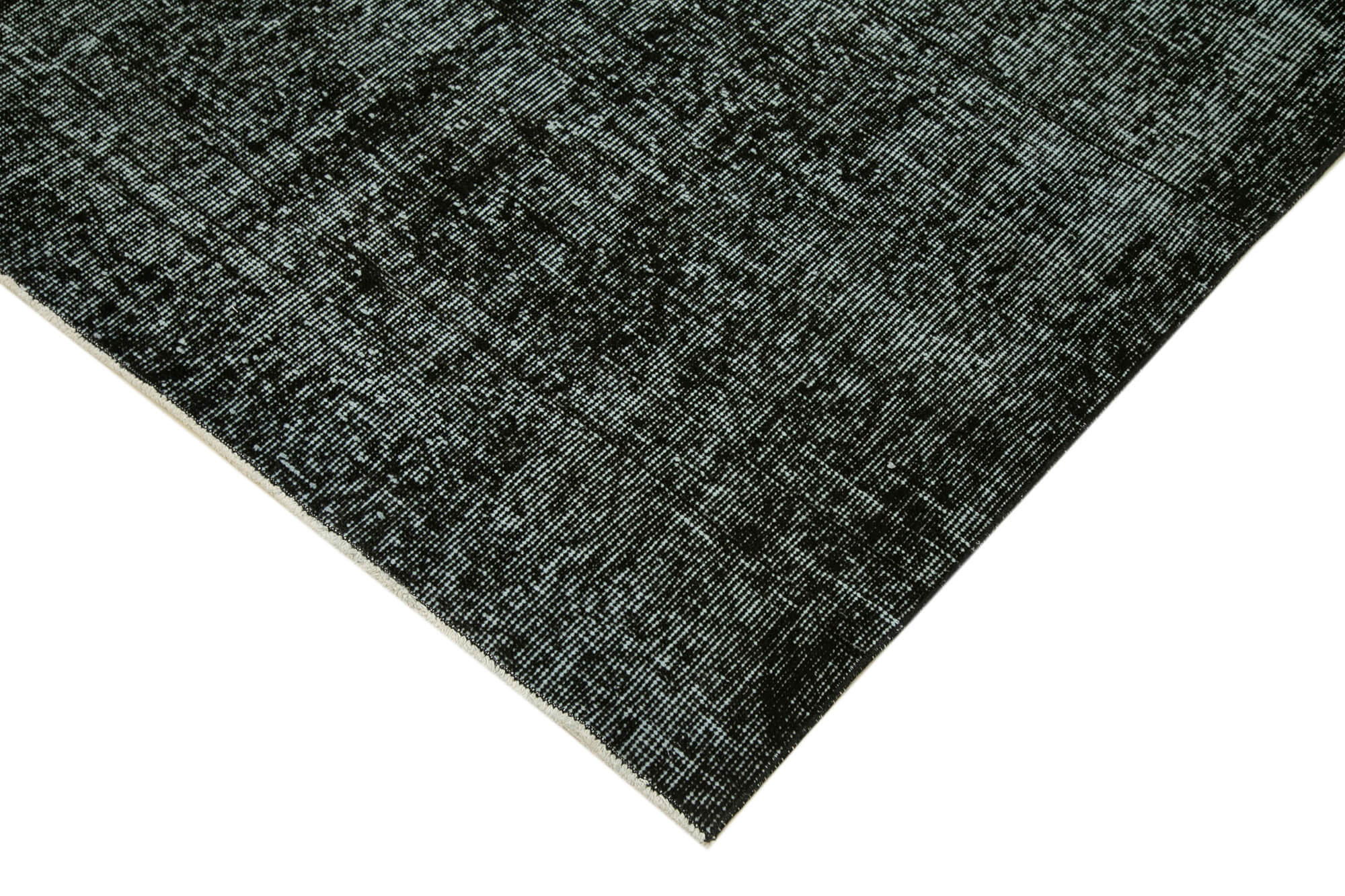 6 x 9 Black Overdyed Rug - 5547