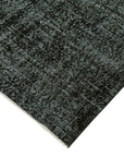 6 x 9 Black Overdyed Rug - 5547