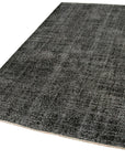 5 x 8 Black Overdyed Rug - 5548