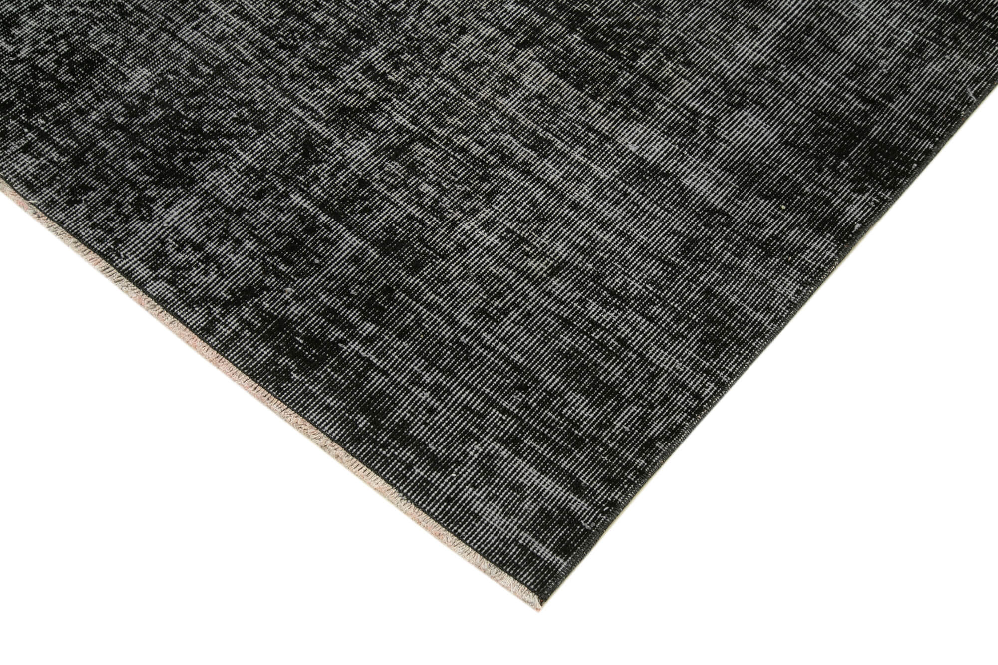 5 x 8 Black Overdyed Rug - 5548