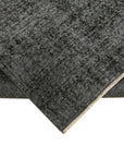 5 x 8 Black Overdyed Rug - 5548