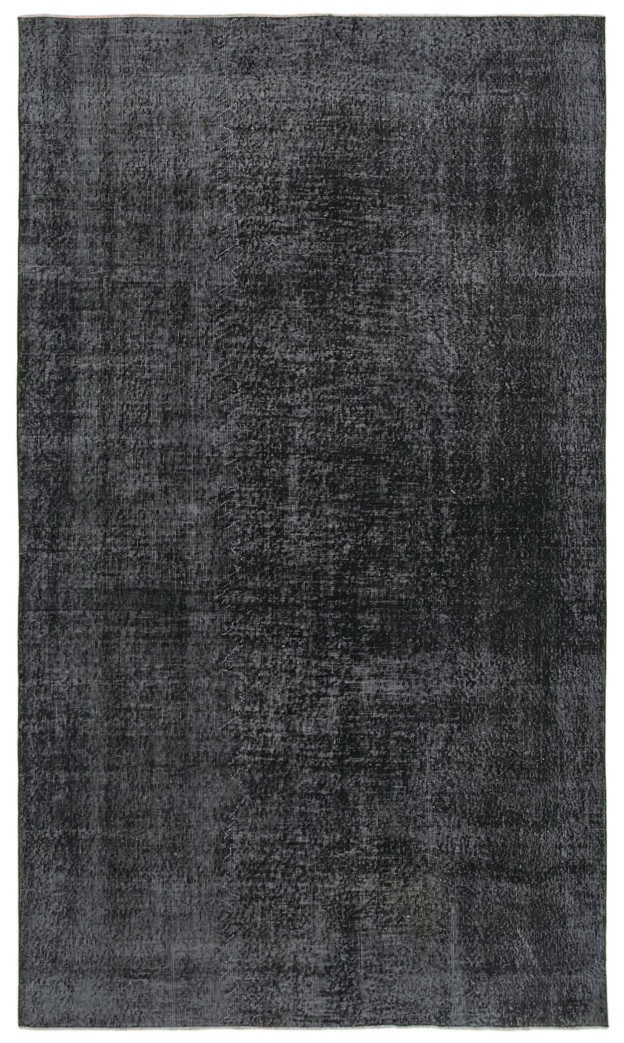 6 x 10 Black Overdyed Rug - 5551