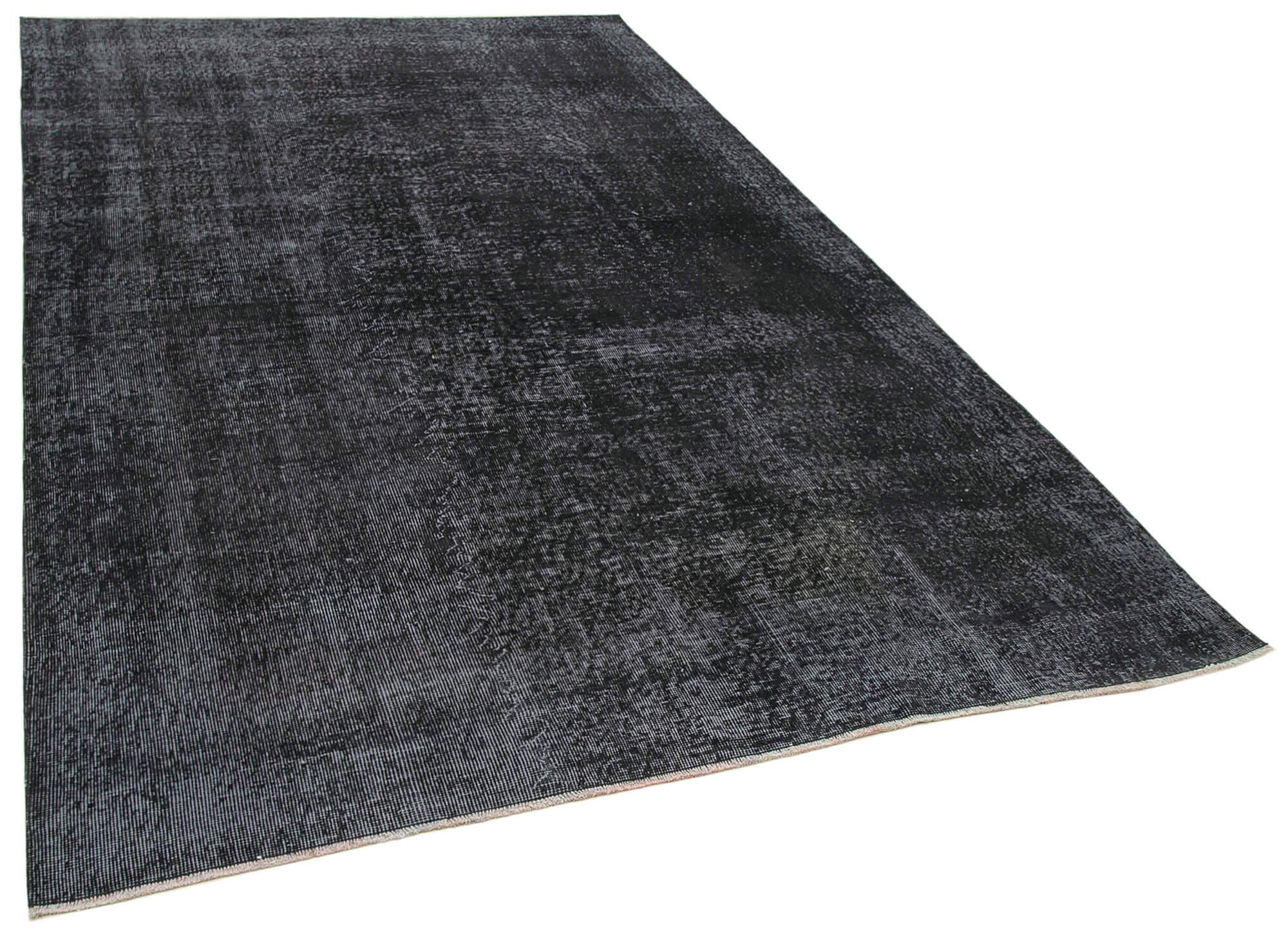 6 x 10 Black Overdyed Rug - 5551