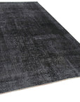 6 x 10 Black Overdyed Rug - 5551